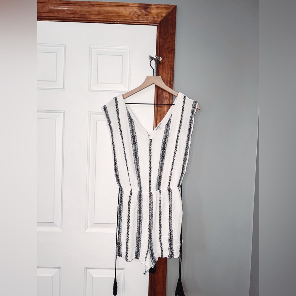 Charlotte Russe Black and White Romper